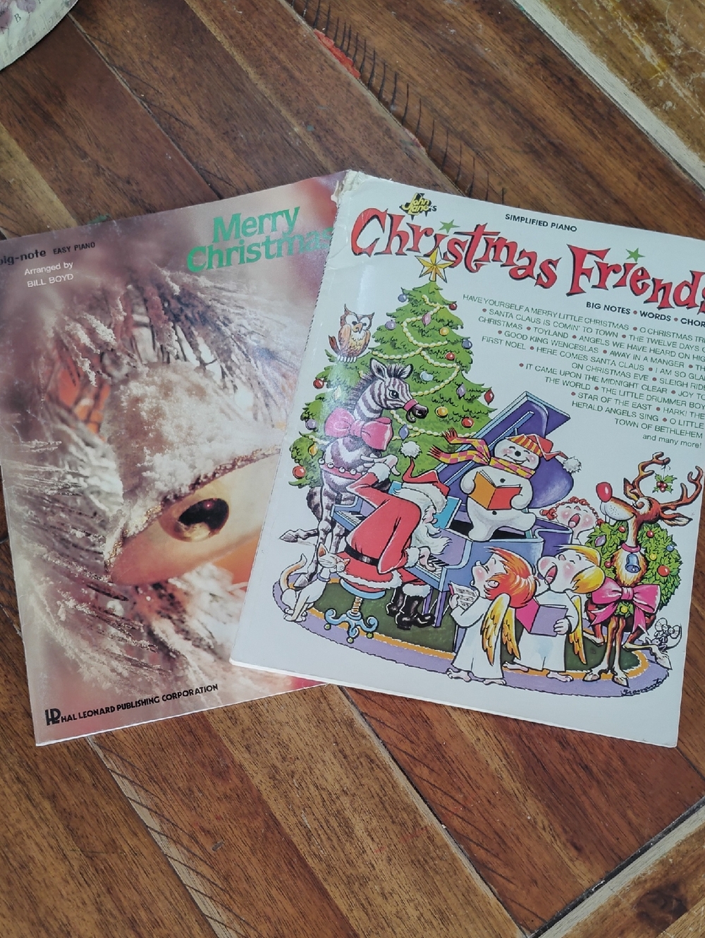 Christmas Easy Piano Holiday Sheet Music Set Vintage 1980s